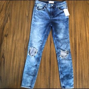 free people busted knee jeans